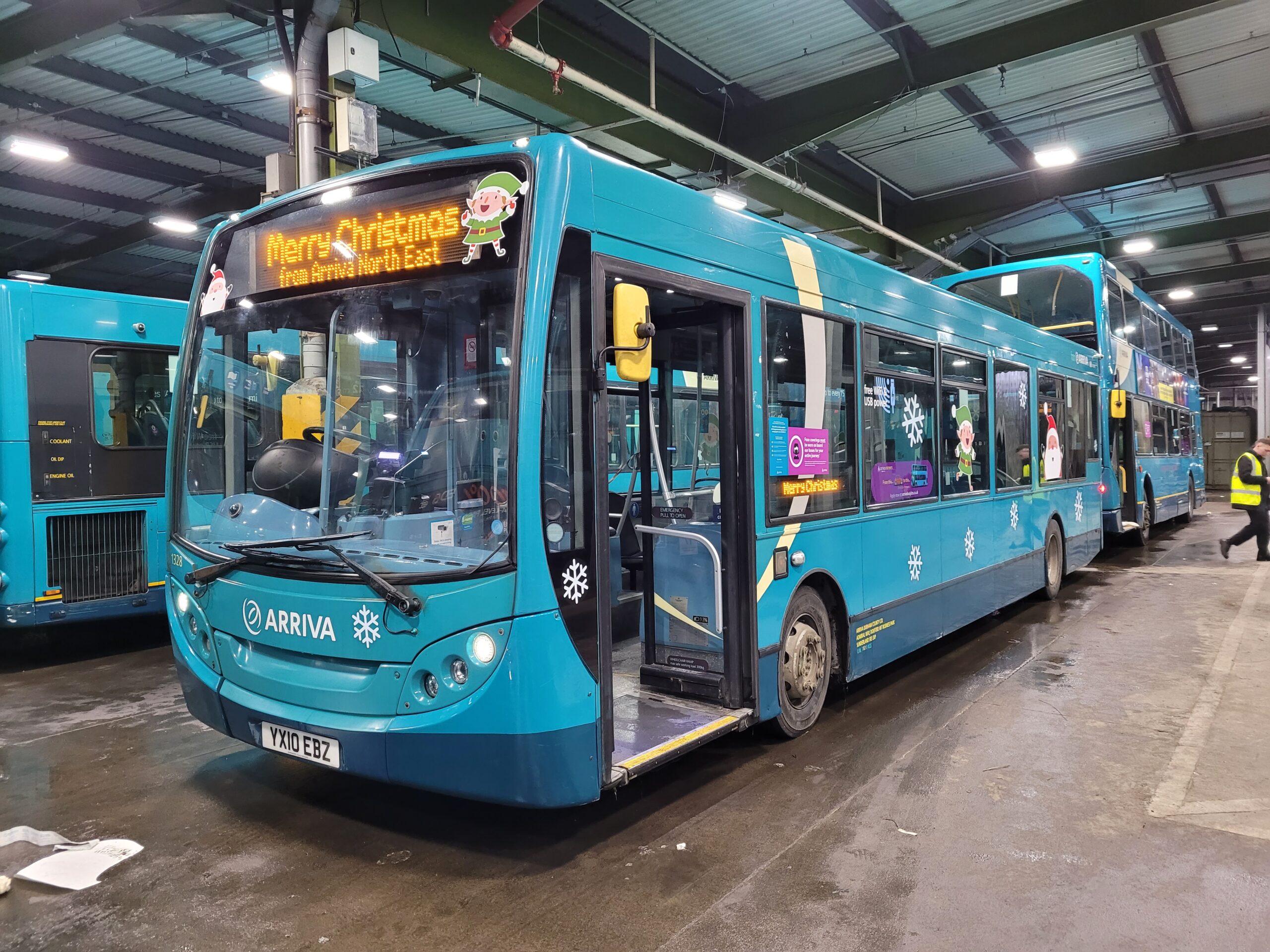 Arriva Durham Christmas Bus