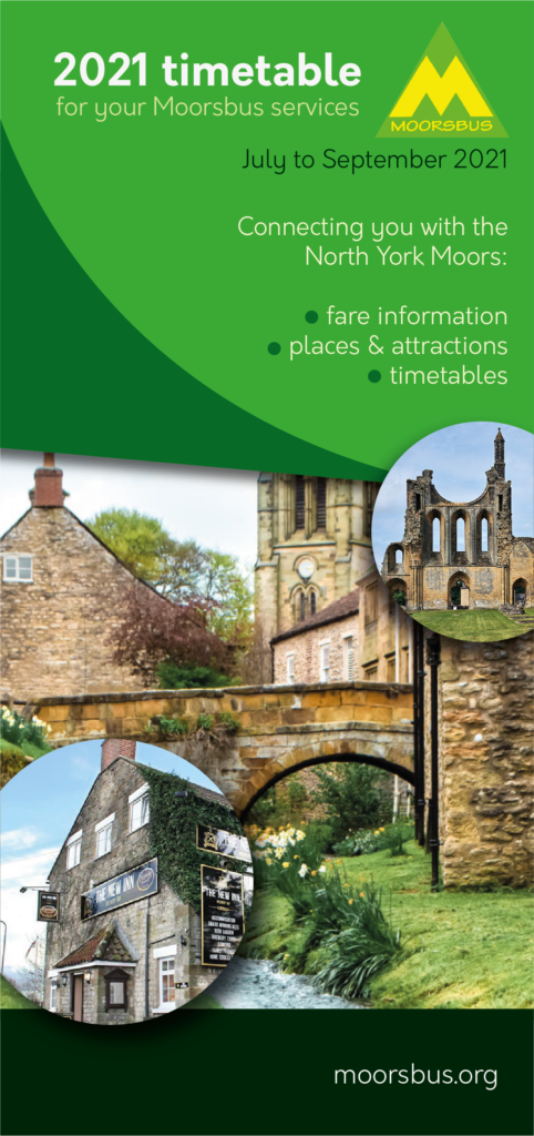 Moorsbus 2021 timetable cover